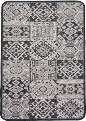 Dywan Flex tkany na płasko antypoślizgowy 13 antracytowy 67x200