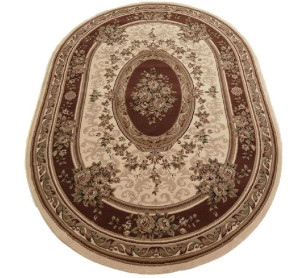 Dywan Exclusive Klasyczny Owal 04 brązowy 160x220
