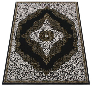 Dywan Elite 3935 ornament czarny / złoty 160x220 cm