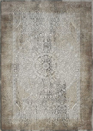 Dywan Galya ornament glamour 09 szary / brązowy