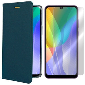 Etui Do Huawei Y6p Kabura Case Magnetic + Szkło 9h