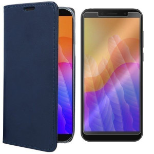 Etui Do Huawei Y5p Kabura Case Magnetic + Szkło 9h