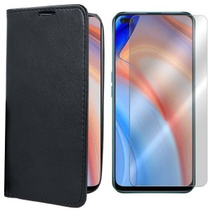 Etui Do Oppo Reno 4 Pokrowiec Magnetic + Szkło 9h
