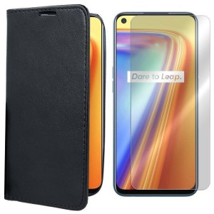 Etui Do Realme 7 Pokrowiec Kabura Magnetic + Szkło
