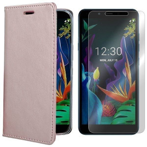 Etui Do Lg K20 Pokrowiec Case Magnetic + Szkło 9h