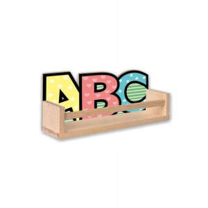 Półka drewniana ABC EDUKACYJNA styl skandynawski