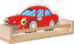 Półka drewniana cars pojazd samochód autko auto
