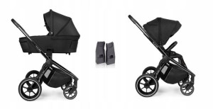 Muuvo Quick 3.0 Chrome Jet Black 2w1 + Adaptery