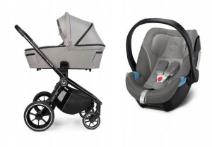 Muuvo Quick 3.0 Steel Grey 3w1 Fotel Cybex Aton 5