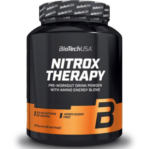Suplement Przedtreningowy BioTechUSA Nitrox Therapy 680g Białe Winogrono