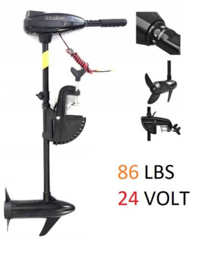Silnik Elektryczny zaburtowy Storm 86 1164w do łodzi ponton  24v