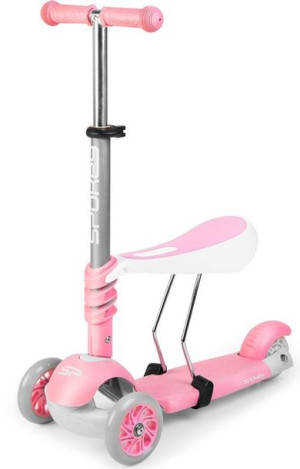 Hulajnoga Spokey Tripla 3w1 różowa 927099