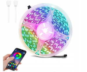 Taśma Led Rgb Kolorowa 10m Smd + Pilot