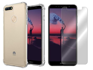 Etui Do Huawei Honor 7a Pokrowiec Case Air + Szkło