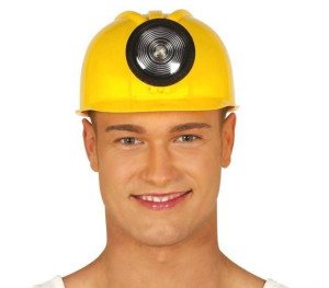 Kask Budowlańca Do Zabawy Z Latarką