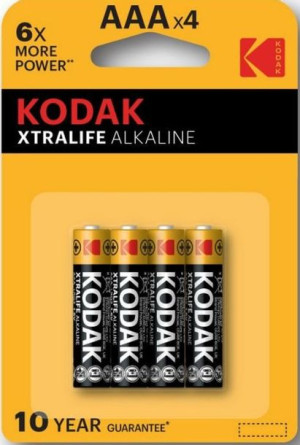 Bateria alkaliczna LR03/AAA KODAK Xtralife Alkaline 30411784, 4 szt.