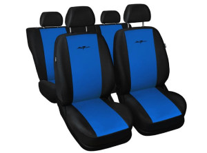 Pokrowce na fotele Prima niebieskie do VW Golf 2 3 4 II III IV
