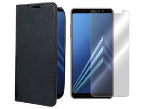 Galaxy A8 Plus 2018 Sm-a730 Etui Pokrowiec + Szkło