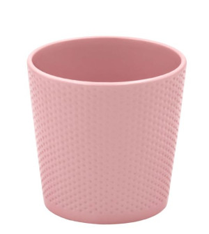 Osłonka ceramiczna LUZON różowa, 12,5 cm