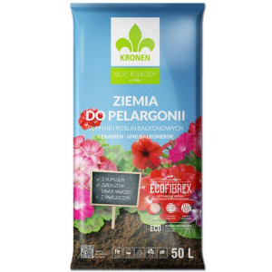 ZIEMIA DO PELARGONII i ROŚLIN Balkonowych 20L pelargonia