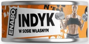 Indyk w sosie własnym - szybkie danie konserwa 300 g - Enabo