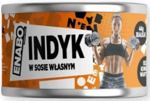 Indyk w sosie własnym - szybkie danie konserwa 160 g - Enabo