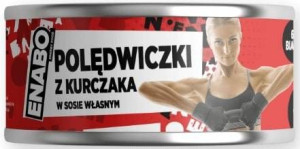 Polędwiczki z kurczaka w sosie własnym - szybkie danie konserwa 300 g - Ena