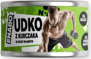 Udko z kurczaka w sosie własnym - szybkie danie konserwa 160 g - Enabo