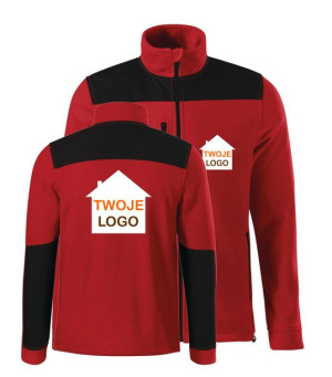 Bluza Polarowa Z Haftem Twoje Logo Przód + Tył