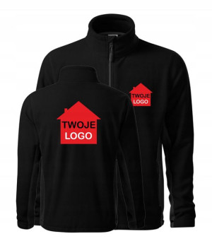 Bluza Polarowa Z Haftem Twoje Logo Przód + Tył