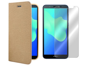 Huawei Honor 7s Etui Pokrowiec Case Posh +szkło 9h