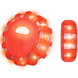 Lampa Ostrzegawcza Led Błyskowa Dysk Flara Kogut