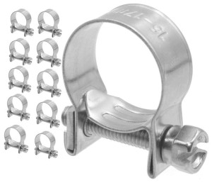 OPASKA OBEJMA ZACISKOWA mini GBS 13-15 mm 10 sztuk