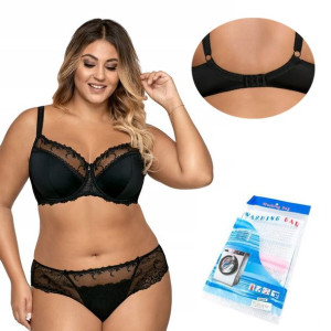AVA biustonosz AV-1030 SEMISOFT czarny 100D gratis