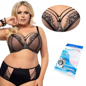 Biustonosz GORSENIA K496 PARADISE czarny 85G
