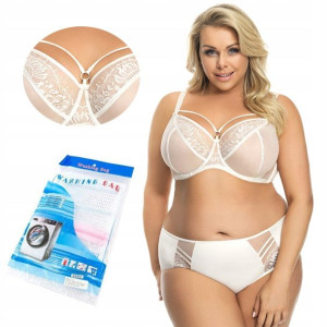 Biustonosz GORSENIA K496 PARADISE śmietanowy 80D