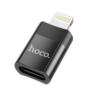 Hoco UA17 ADAPTER TYPE-C TO LIGHTNING czarny
