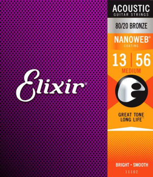 Struny do gitary akustycznej Elixir 11102 13-56