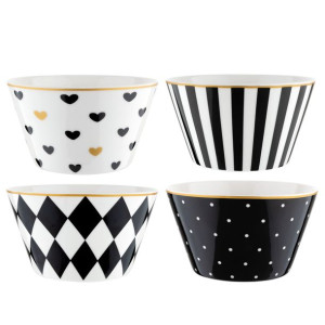 Salaterka porcelanowa Florina Geometric 13 cm