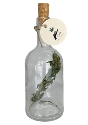100% susz konopny CBD 4-6% BUTELKA Z WKŁADEM 500ml nalewka, oliwa