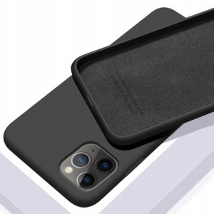 Etui obudowa do iPhone twarde case czarny nieb zie