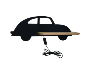 Car Lampa Kinkiet 5w Led 4000k Wp Iq Kids Z Przew Czarny