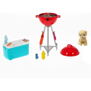 Barbie - Akcesoria Grillowe Z Pieskiem - Grg75 Grg76