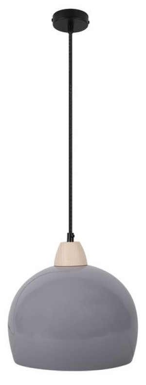 Monroe Lampa Wisząca 1x60w E27 Szary