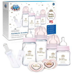 Canpol Babies Zestaw startowy wyprawka Royal Baby 0294 pink