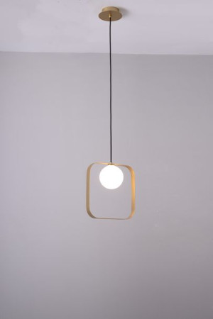 Tula Lampa Wisząca 1x28w G9 Złoty