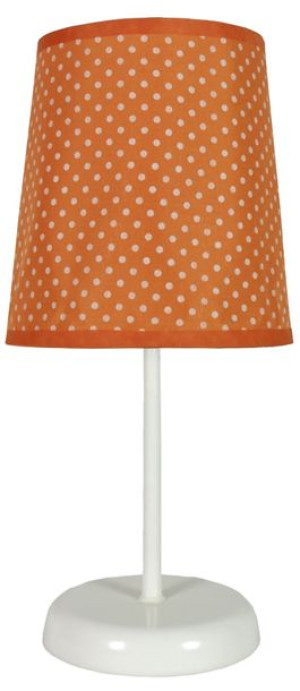 Gala Lampka 1x40w E14 Pomarańczowa W Kropki