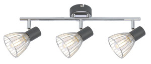 Modo Listwa 3x40w E14 Czarny+chrom