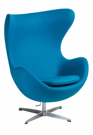 Fotel Jajo inspirowany Egg kaszmir