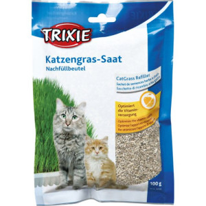 Trixie Trawa Dla Kota z Pojemnikiem 100 g